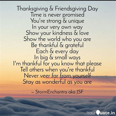 Thanksgiving & Friendsgiving Poem