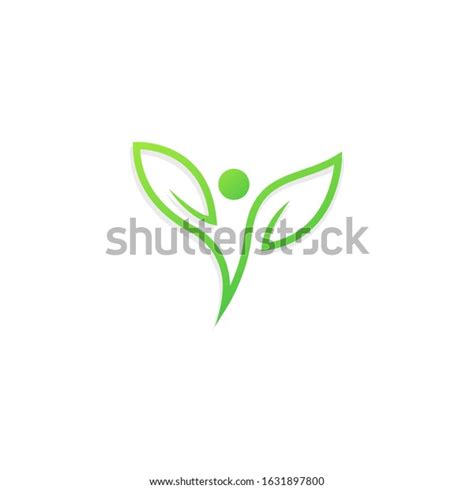 Human Nature Illustration Logo Design Stock Vector (Royalty Free ...