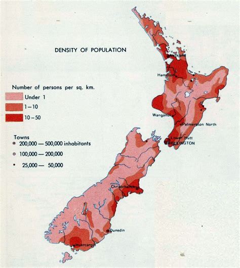 1967 Population Density Map Of New Zealand Map Of New Zealand Map | Hot Sex Picture