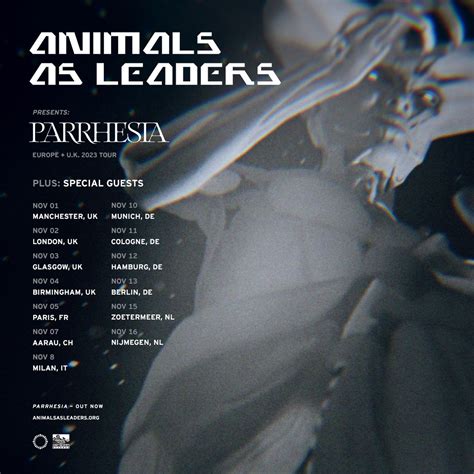 ANIMALS AS LEADERS announce European tour - IDIOTEQ.com