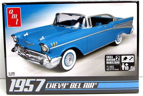 1957 Chevy Bel Air AMT 638 1/25 Classic Car Plastic Model Kit | 1957 chevy bel air, Chevy bel ...