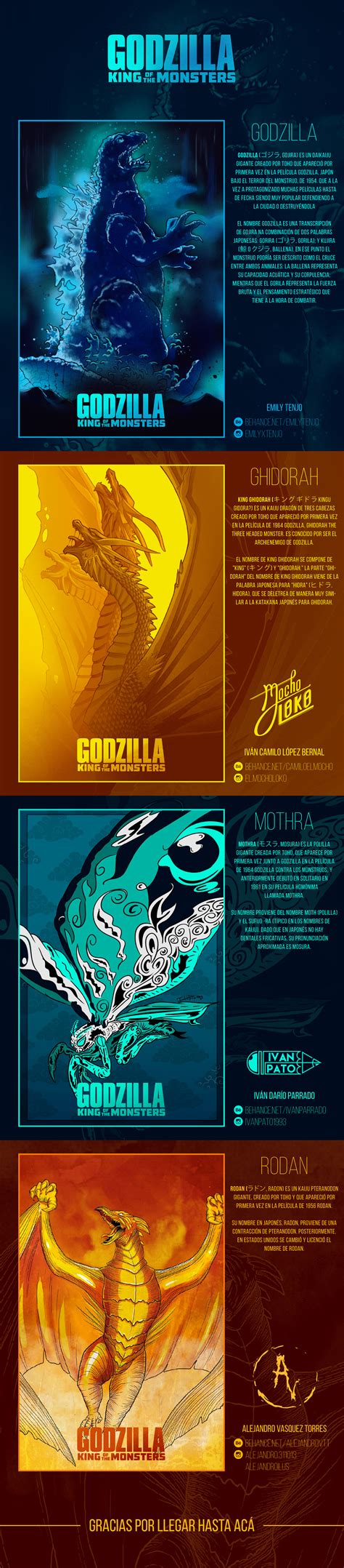 Godzilla King of the Monsters Fan Art Posters on Behance