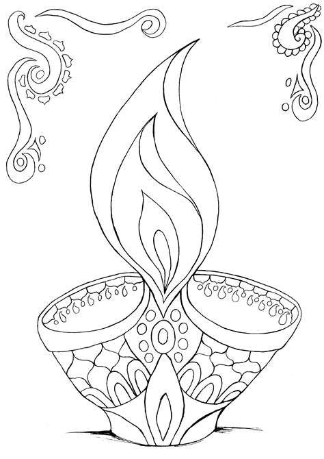 Diwali Colouring Sheets For Download — UK Centre For Carnival Arts