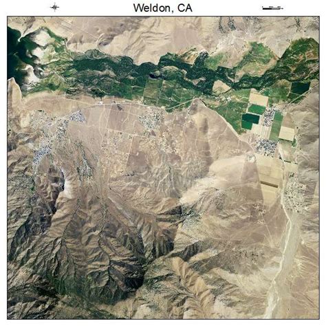 Aerial Photography Map of Weldon, CA California