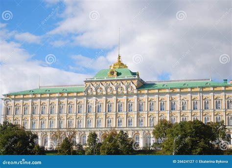 The Grand Kremlin Palace. Moscow Kremlin, Russia. Stock Image - Image ...