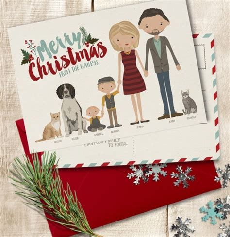 Christmas Card ADD-ON Personalized Holiday Card Custom