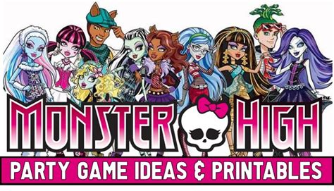 Awesome Monster High Party Games ~ DIY and Printables!