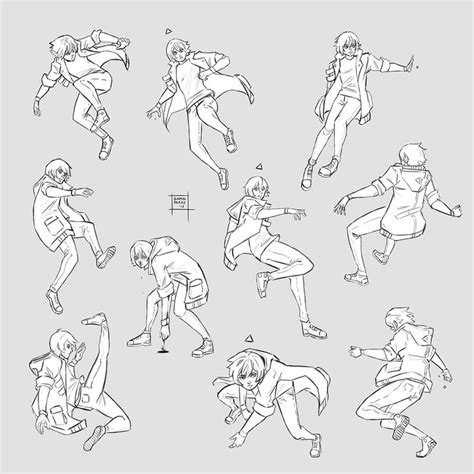 Anime Falling Pose : Falling Anime Pose Common Manga Drawings ...