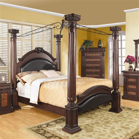 King Size 4 Poster Canopy Bed - Cheap 4 poster beds luxury beds online king size beds king bed ...