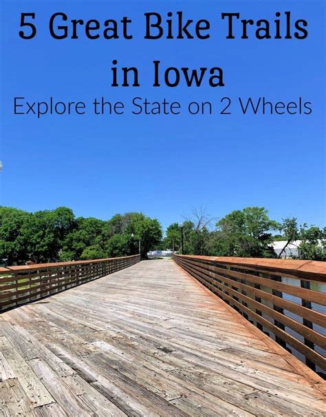 5 Great Bike Trails in Iowa: Explore the State on 2 Wheels - Flint & Co | Bike trails, Bicycle ...