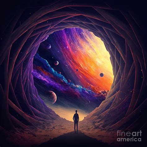 The infinity of space colorful Digital Art by Somsong Artist - Fine Art ...