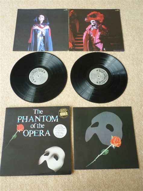 popsike.com - PHANTOM OF THE OPERA STAGE MUSICAL SOUNDTRACK DOUBLE ALBUM VINYL RECORD EX / NM ...