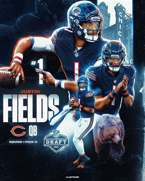 Justin Fields Chicago Bears Wallpapers - Wallpaper Cave