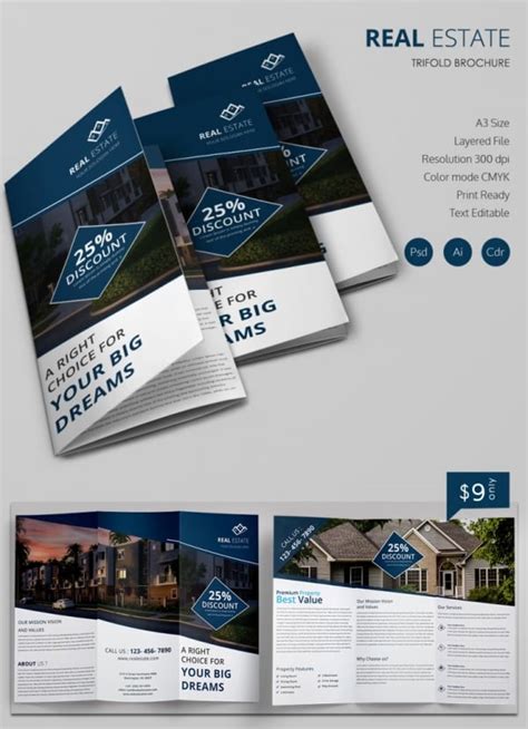 16+ Real Estate Brochures – Free PSD, EPS, Word, PDF, InDesign Format Download! | Free & Premium ...