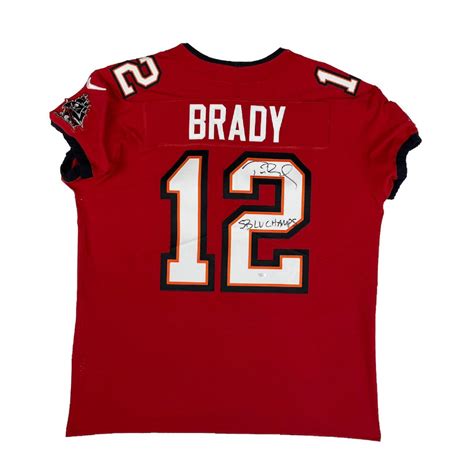 Tom Brady Signed Buccaneers Jersey Inscribed "SB LV Champs" (Fanatics LOA) | Pristine Auction