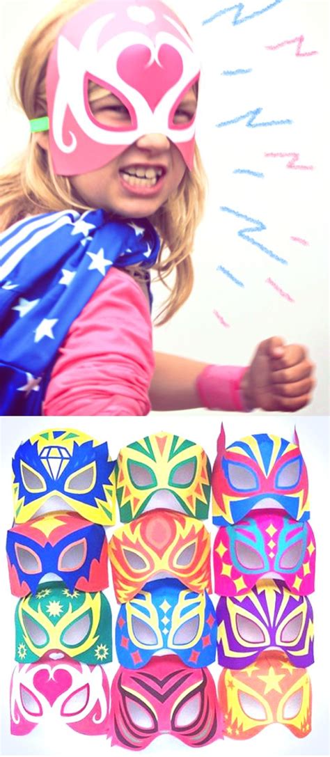 Be a Mexican wrestler! | Lucha libre, Luchador mask, Crafty kids