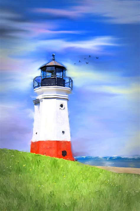 Vermilion Lighthouse Photograph by Mary Timman | Fine Art America