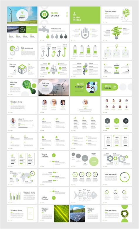 Green Energy - PowerPoint template #65675 - TemplateMonster