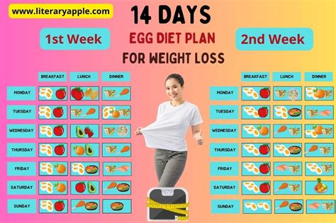 14 Days Boiled Egg Diet Plan for Weight Loss - Literary Apple