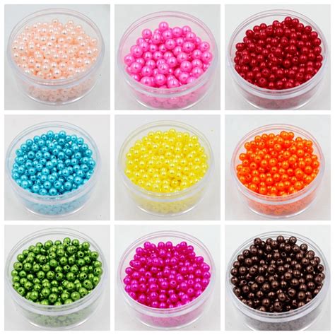 Wholesale 8mm Dia.130pcs/lot Round Pearl Imitation Plastic Pearl Beads Many Colors For You To ...