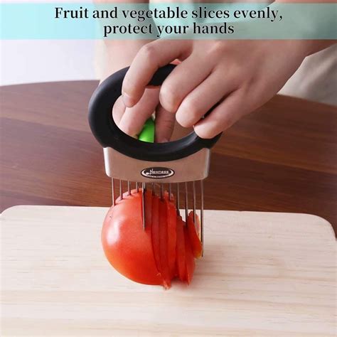 Onion Holder, Newness All-In-One Stainless Steel Onion Holder, Odor Remover & Chopper | Odor ...