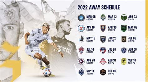 LA Galaxy Schedule Released – Total 𝕲alaxy