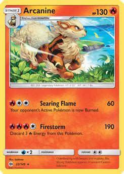 Arcanine | Unbroken Bonds | TCG Card Database | Pokemon.com