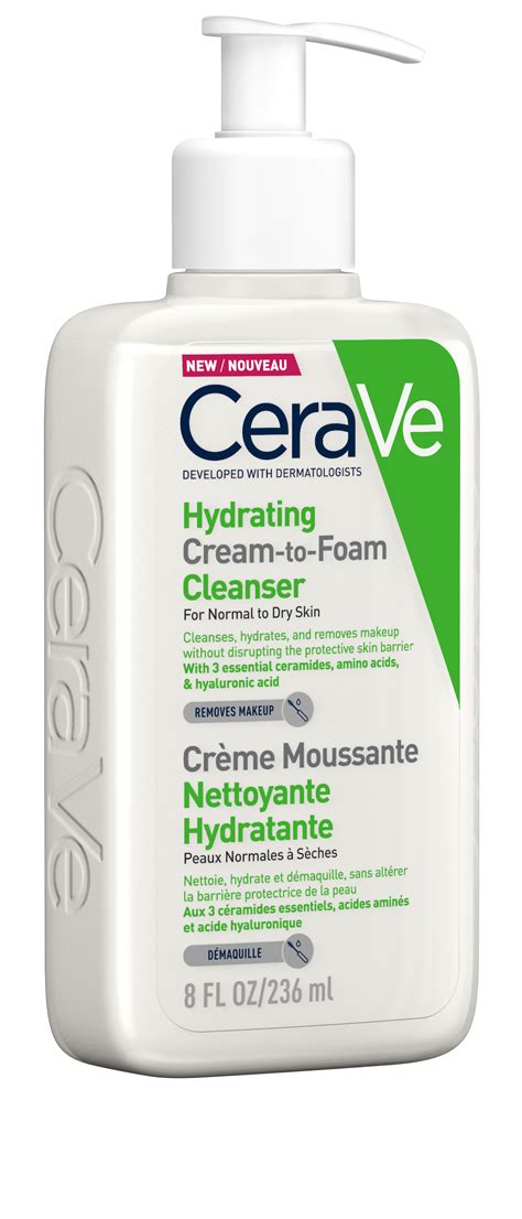 Cerave Hydrating Cream To Foam Cleanser 236ml