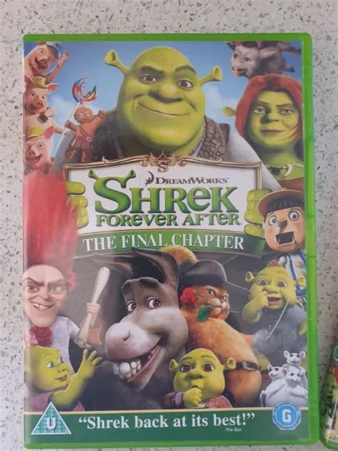 SHREK DVDS - Shrek the Third and Shrek The Final Chapter - Great Family ...