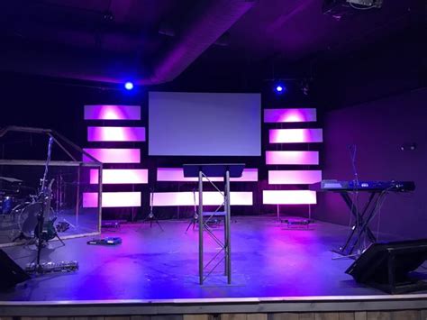 Stacked Bars from Thrive.Church in Terryville, CT | Church Stage Design Ideas | Church stage ...