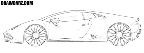 How to Draw a Supercar