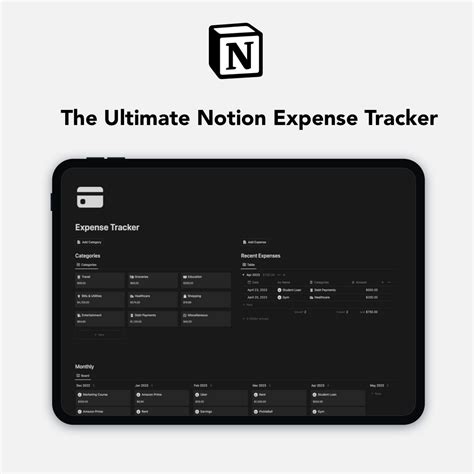 Notion Expense Tracker