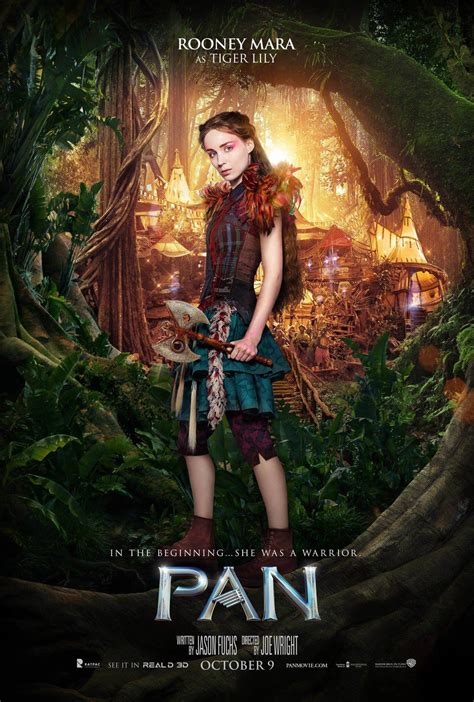 PAN movie posters feature the cast in various poses on various ...