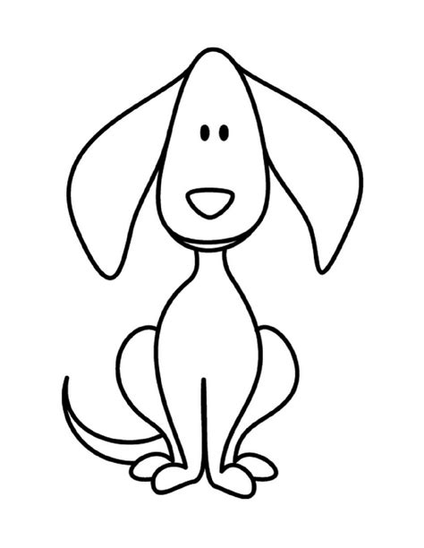 Cute Dog Coloring Pages for Kids to Download | 101 Coloring