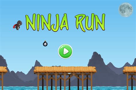 Ninja Run – Free HTML5 Mobile Game – WPbonsai.com