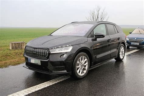 2021 Skoda Electric SUV Makes Spyshots Debut, Looks Different to the ID.4 - autoevolution