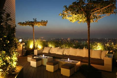 Rooftop Terrace Bar at Mikla Restaurant Green Facade, Green Roof, Patio ...