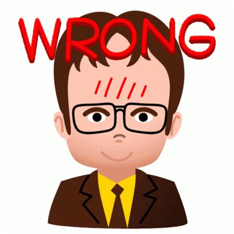 The Office Dwight Schrute Sticker – The Office Dwight Schrute The Office Dwight Wrong – discover ...