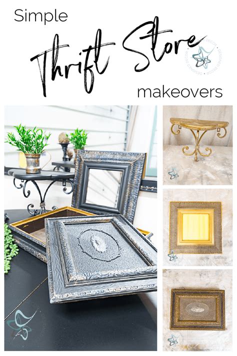 How to save money with DIY thrift store makeovers - Designed Decor