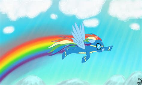 Rainbow Dash as wonderbolt by lKittyTaill on DeviantArt