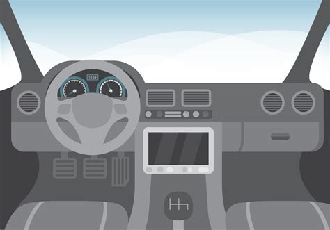 Smart Car Inside Interior Vector Illustration Car Ins - vrogue.co