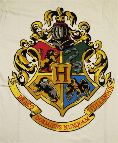 Hogwarts School Crest | Harry potter, Hogwarts, Brasão