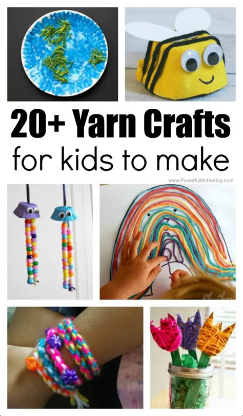 20+ Absolutely Fantastic Easy Yarn Crafts for Kids to Make