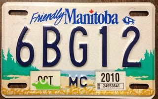 MANITOBA 2010 ---MOTORCYCLE LICENSE PLATE | Jerry "Woody" | Flickr