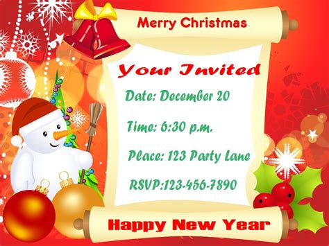 Free Picture photography,Download Portrait Gallery: Christmas Party invitations, Christmas ...