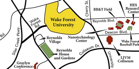 Maps | About Wake Forest | Wake Forest University