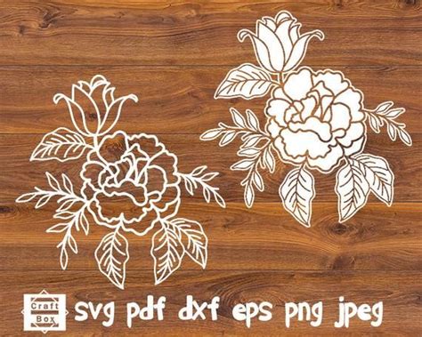 the stencils are designed to look like flowers and leaves on wooden background with text that ...