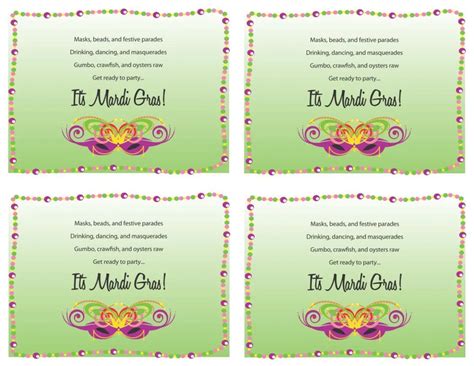 Printable All Mardi Gras Games + FREE Party Games Bundle — Print Games Now