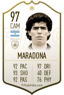 Diego Maradona FIFA 19 Rating, Card, Price