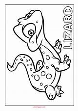 Printable Coloring Pages For Lizards sketch template